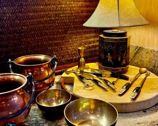 Fabulous antique copper collection