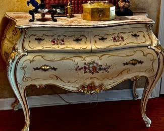 Hand painted Italian chest