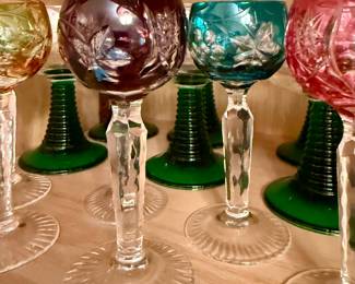 Bohemian cut to clear cordials