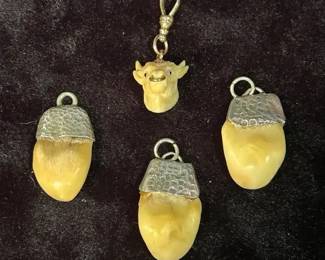 Elk Ivory Pendants More