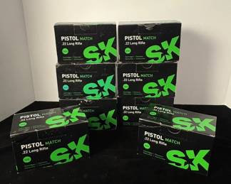 SK Pistol .22 Long Rifle Cartridges