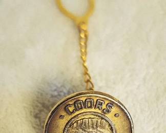 Vintage 10k Gold 10 Year Coors Anniversary Pin.
