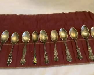 Collection of Sterling Silver Spoons