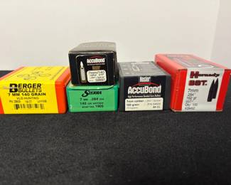 7MM Bullets Various Grains