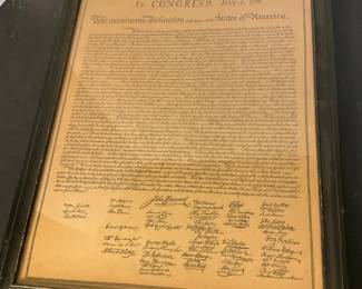 Picture of The Declaration of the United States of America 