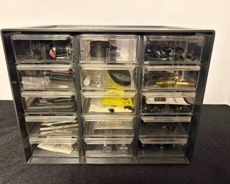 Fifteen Drawer Small Parts Organizer with Firearm Parts More