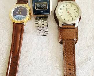 Three Vintage Mens Watches Unsure If They Work