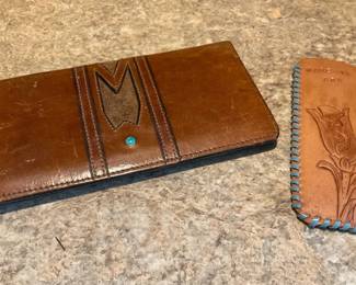 Leather Checkbook More