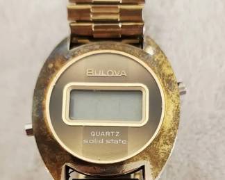 Bulova Quartz Solid State N7 Mens Watch Unsure If It Works