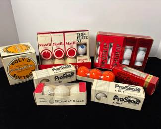 Golf Balls a Softball