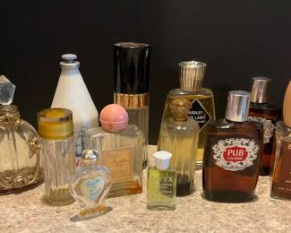 Vintage Cologne Perfume Bottles