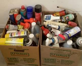 Mystery Lot Of Garage Oils, Sprays More