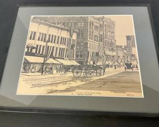 Print, 16th Street In Denver, CO, by Hugh Romero