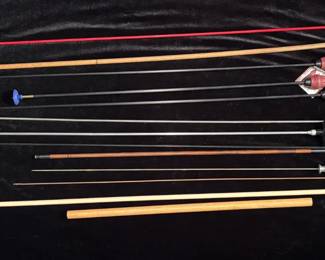 Assortment of Gun Cleaning Rods Dowels