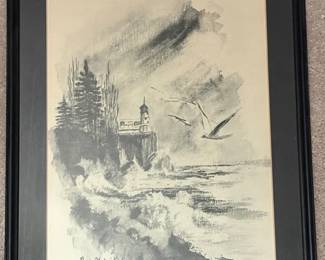 Framed Print of a Lighthouse