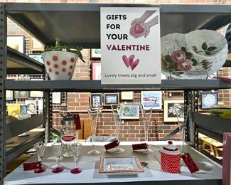 Vintage Valentine Gift section; gifts starting at $10!