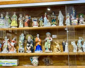 So many porcelain collectible figurines!