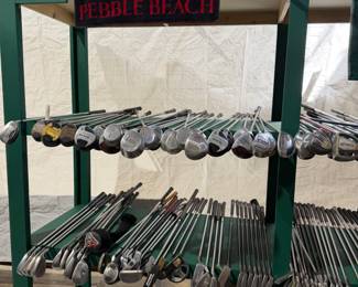 golf clubs! golf balls