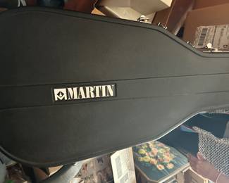 Martin guitar with case