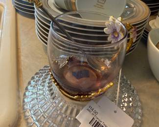 ARC of France Teacup and Spoon 