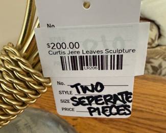 Curtis Jere Leaves Sculpture