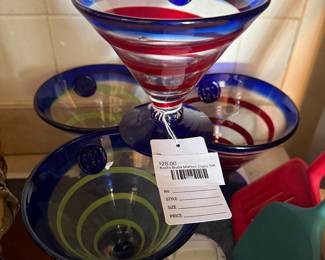 Kosta Boda Martini Glass Set