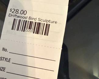 Driftwood Bird Sculpture 