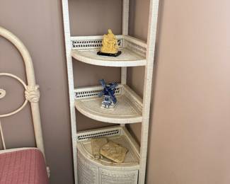 Wicker Side Shelf