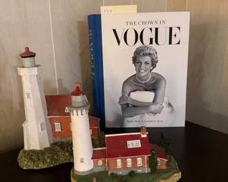 Books, Lighthouse Decor 