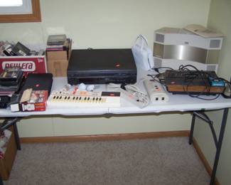 BOSE PLAYER, ATARI , FISHER PLAYER & MISC.