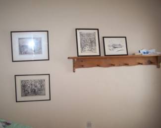 SOME OF THE PRINT COLLECTION