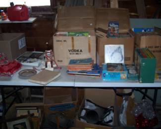 BOXES OF BOOKS & MISC.