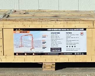 2025 Landhonor LHR-AGC2200 2200-LB Adjustable Height All-Steel Gantry Crane, Unused 