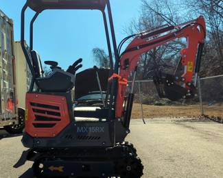 2025 CFG MX15RX Mini Excavator, Unused 

