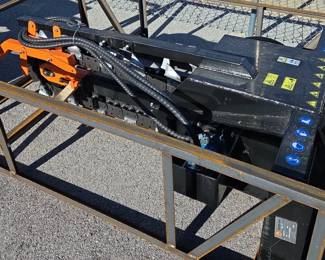 2025 Mower King ECSSCT72 Skid Steer Trencher, Unused 