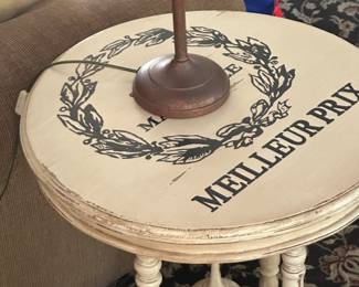 Decorative side table.