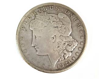 1921S Morgan Silver Dollar