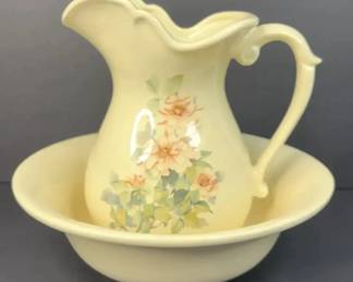 Washing Pitcher and Basin