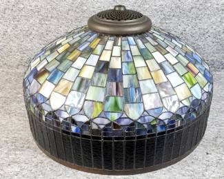 Stained Glass Dome Lamp Shade No Electronics