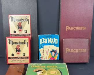 Vintage Board and Card Games