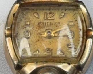 1950s Whittier Ladies 10K Gold Filled Watch Not Working