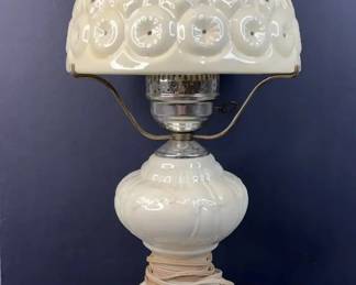 Vintage Ceramic Moon and Star Gone with the Wind Lamp