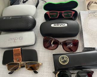 Designer sunglasses RAYBAN $100, STING, REVO