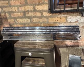 Vintage 1970 metal light fixture