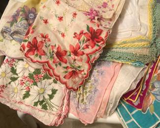 Vintage handkerchiefs 