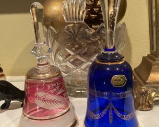 Art glass bells 