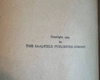 Black Beauty by Anna Sewell 1905 edition published by The Saalfield Publishing Company