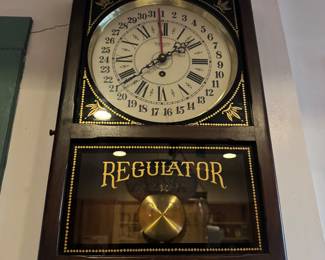 1989 New England Clock Co REGULATOR, 14 Day Cathedral Gong