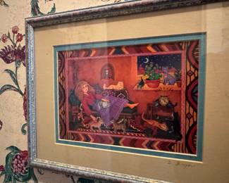 Santa Fe Cat Woman" by Southwestern artist Diana Bryer