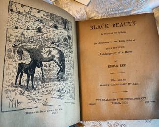 Black Beauty by Anna Sewell 1905 edition published by The Saalfield Publishing Company